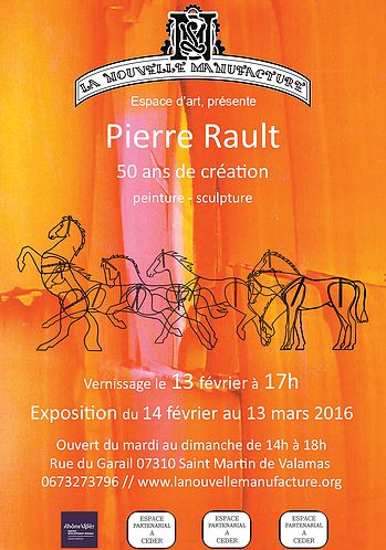 affiche expo Pierre Rault N.M.